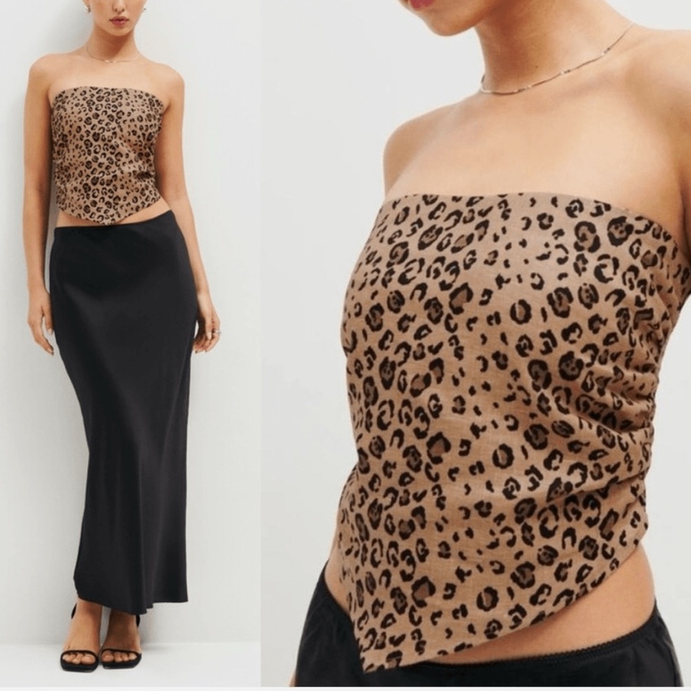 Reformation Dillon linen top NWT